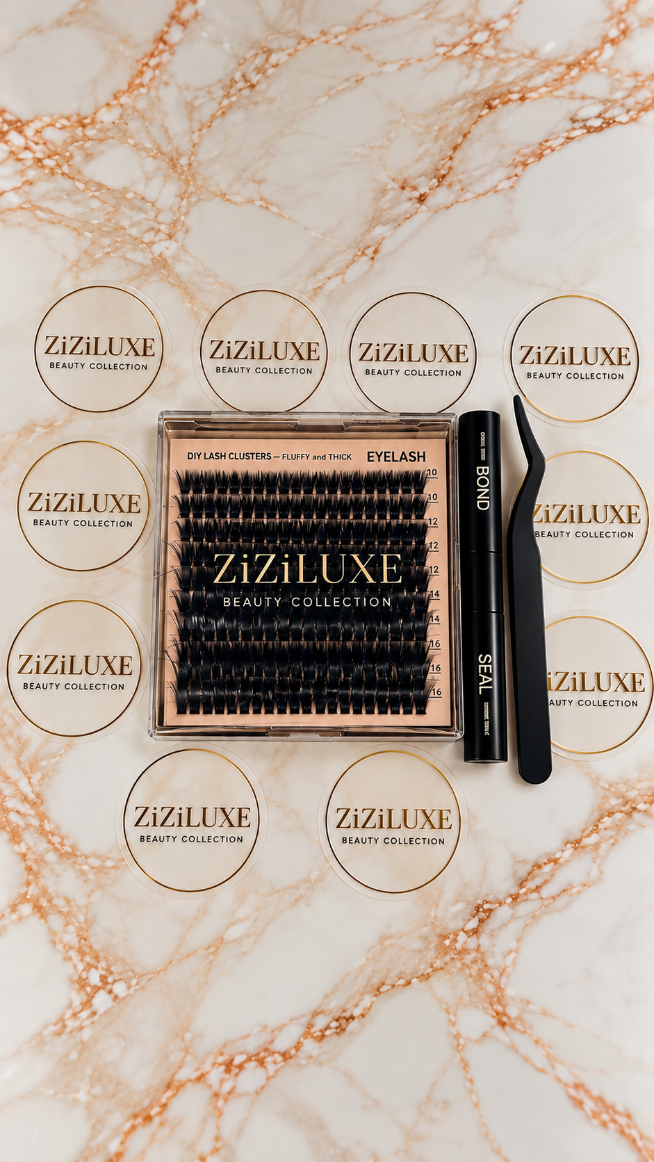 ZiZiLUXE Volume Cluster Lash Kit — product image 1