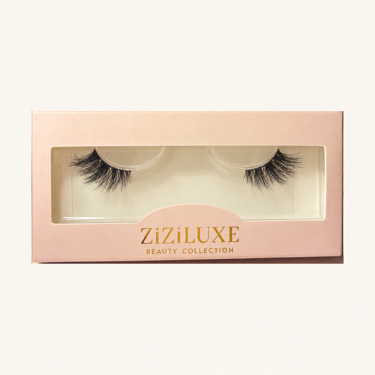 Butterfly Kiss black half lashes in ZiZiLUXE packaging