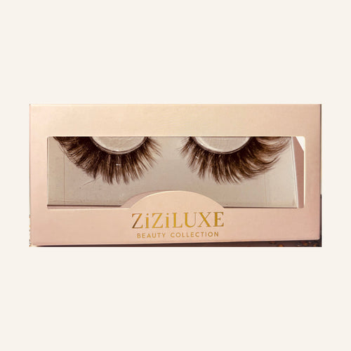 Coco Whisper lashes in gold-lettered ZiZiLUXE box
