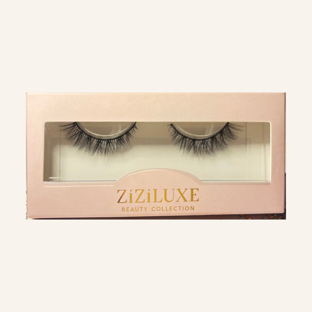 Demi Doll lashes in gold-lettered ZiZiLUXE box