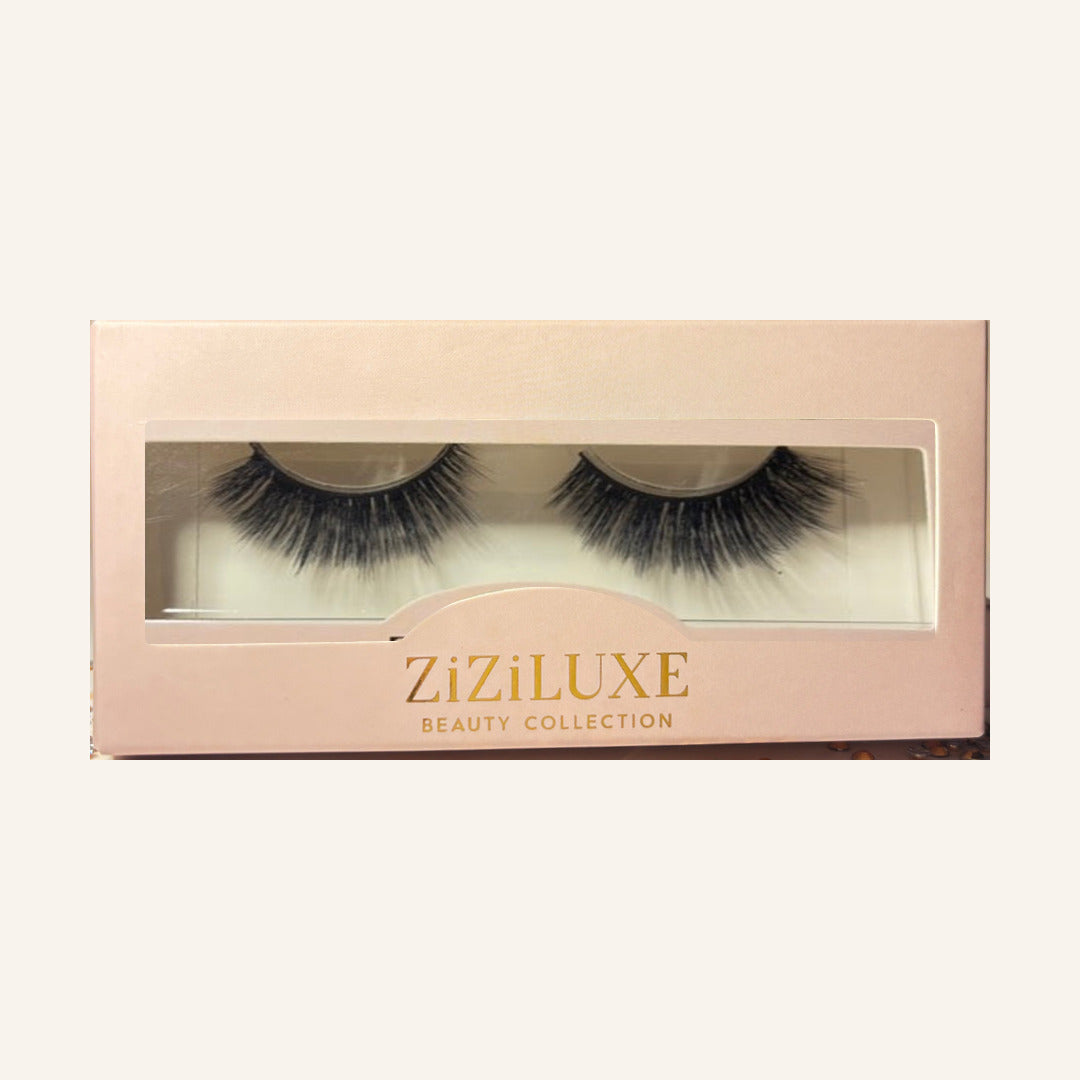 Midnight Drama lashes in gold-lettered ZiZiLUXE box